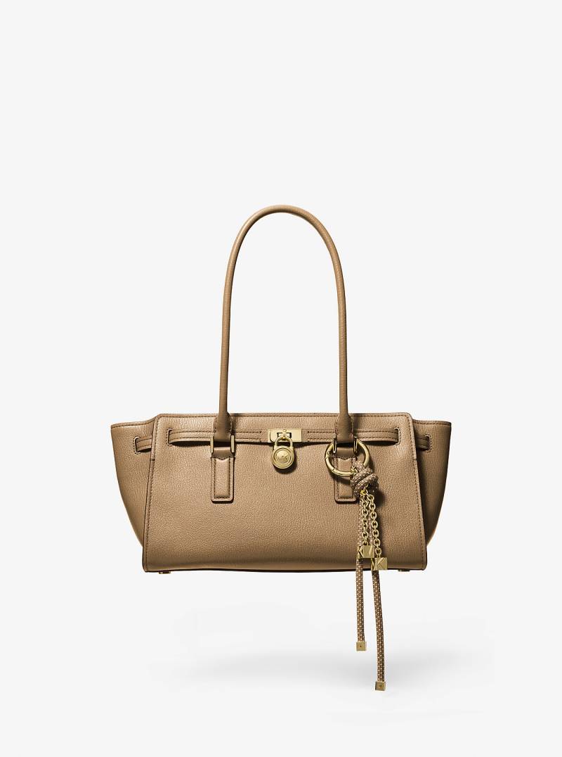 MK Henkeltasche Hamilton Moderne Small Aus Leder - Natur - Michael Kors von MICHAEL Michael Kors