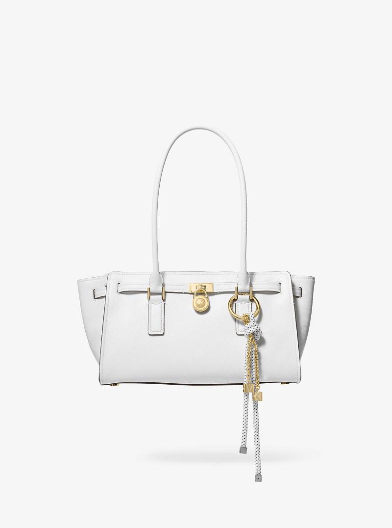 MK Henkeltasche Hamilton Moderne Small Aus Leder - Weiss - Michael Kors von MICHAEL Michael Kors