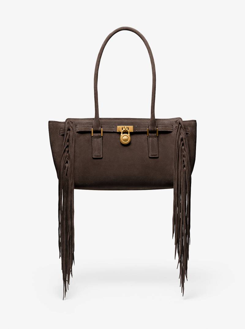 MK Henkeltasche Hamilton Moderne Small Mit Signature-Logomuster - Braun - Michael Kors von MICHAEL Michael Kors