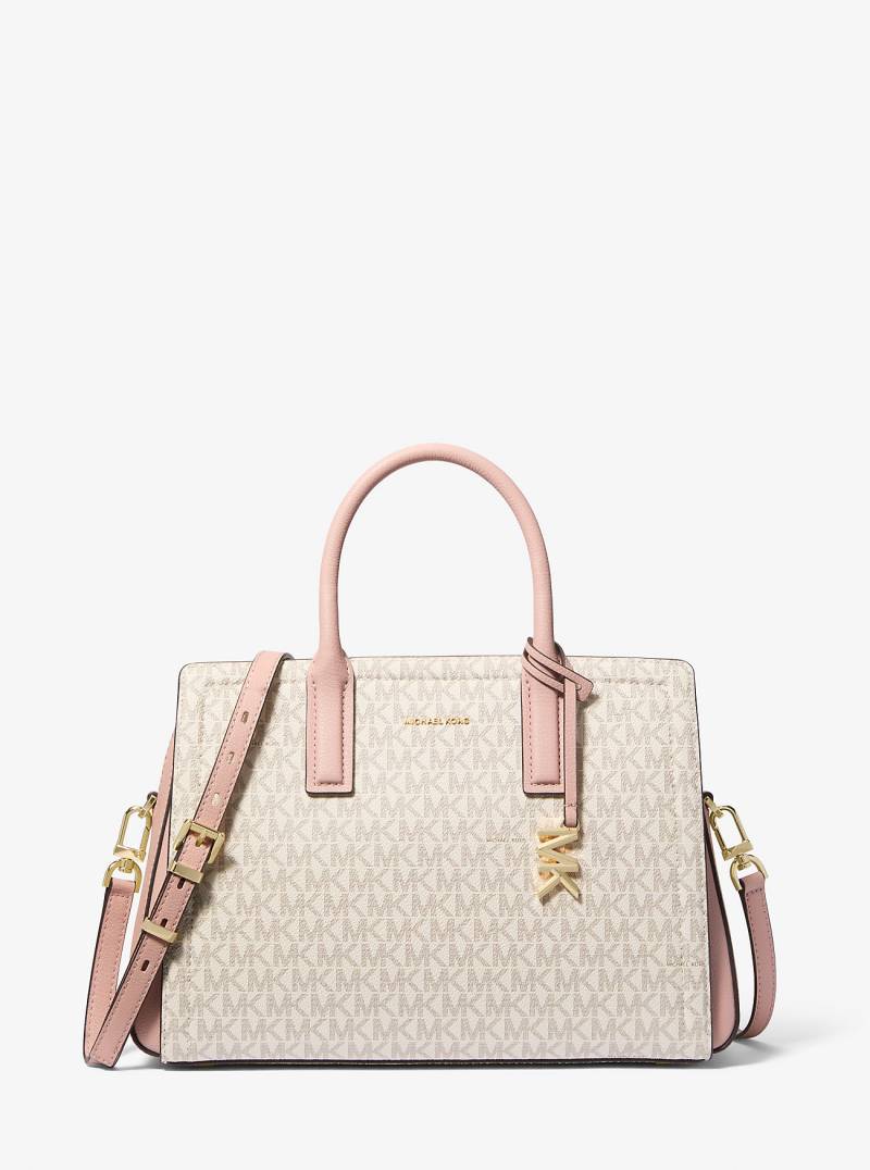 MK Henkeltasche Laila Medium Mit Signature-Logomuster - Rosa - Michael Kors von MICHAEL Michael Kors
