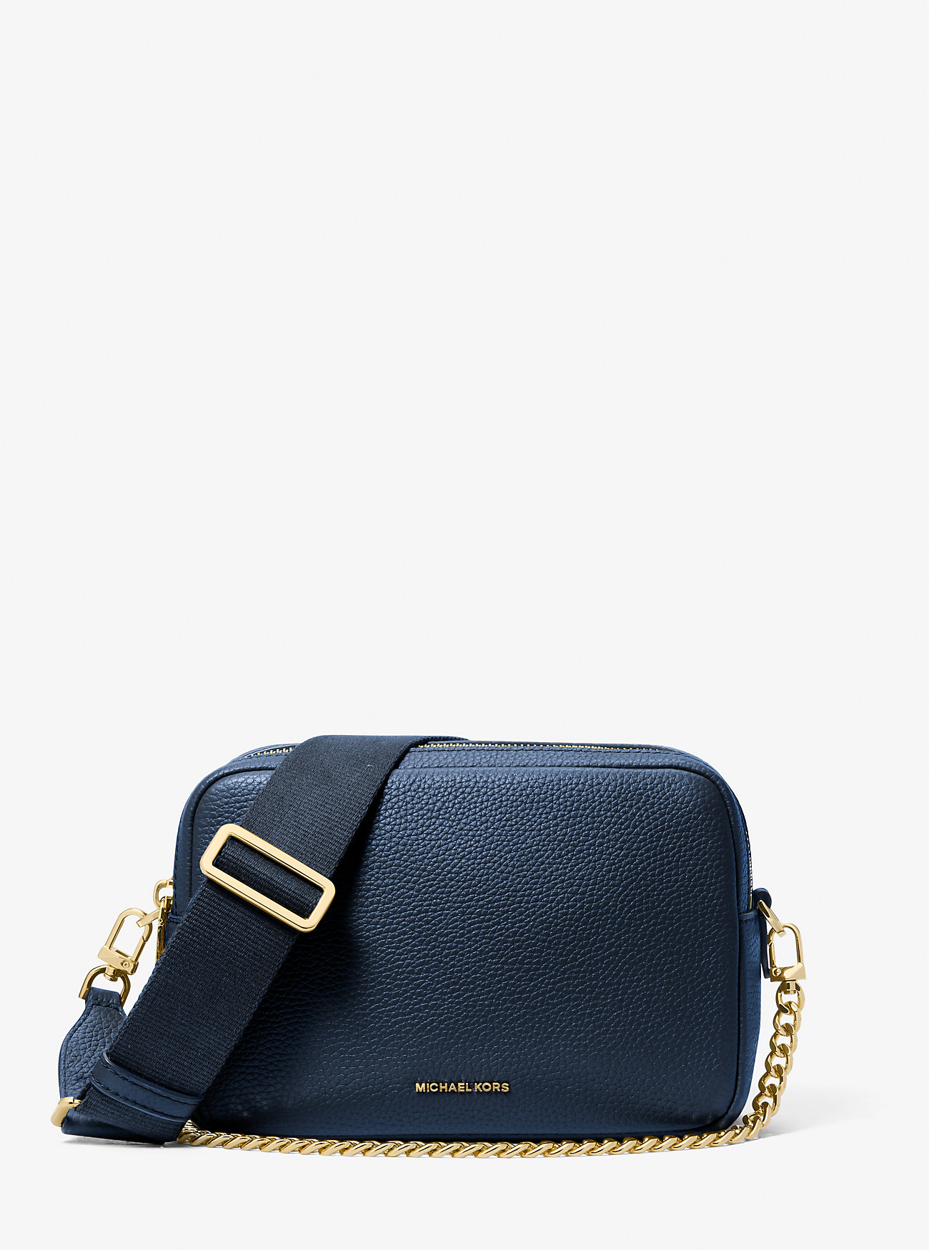 MK Kameratasche Bryant Medium Aus Gekrispeltem Leder - Blau - Michael Kors MK Kameratasche Bryant Medium Aus Gekrispeltem Leder - Blau - Michael Kors von MICHAEL Michael Kors