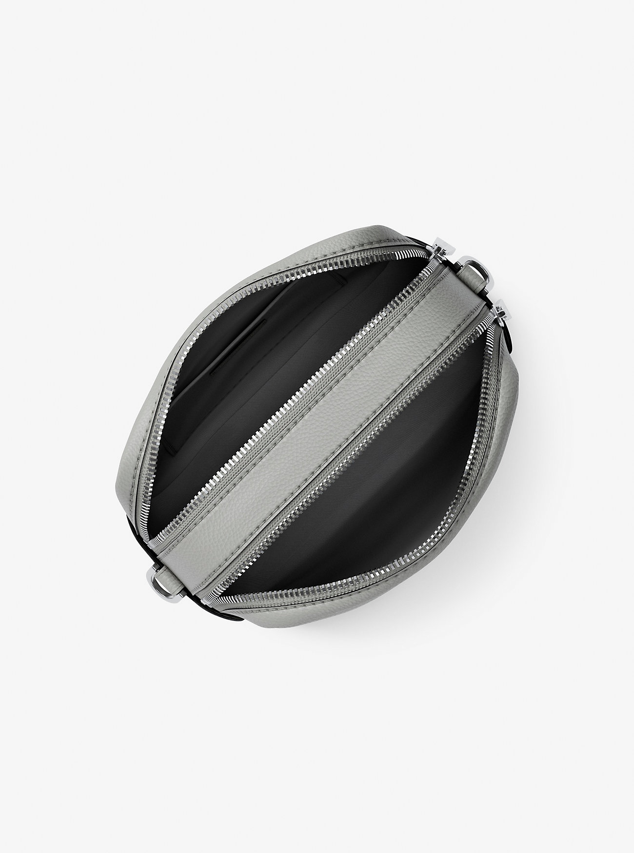 MK Kameratasche Bryant Medium Aus Gekrispeltem Leder - Grau - Michael Kors von MICHAEL Michael Kors