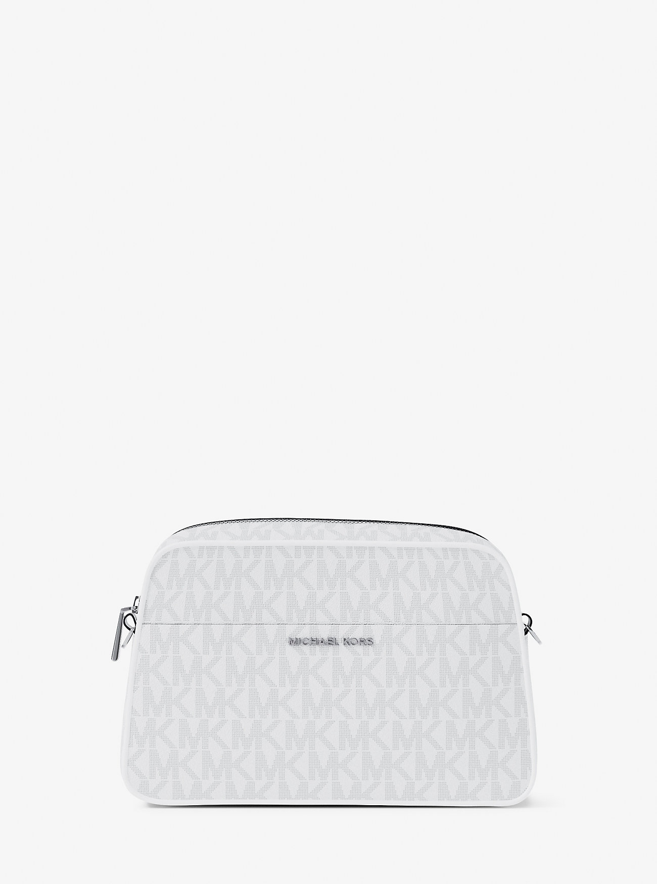 MK Kameratasche Jet Set Small Mit Signature-Logomuster - Grau - Michael Kors von MICHAEL Michael Kors