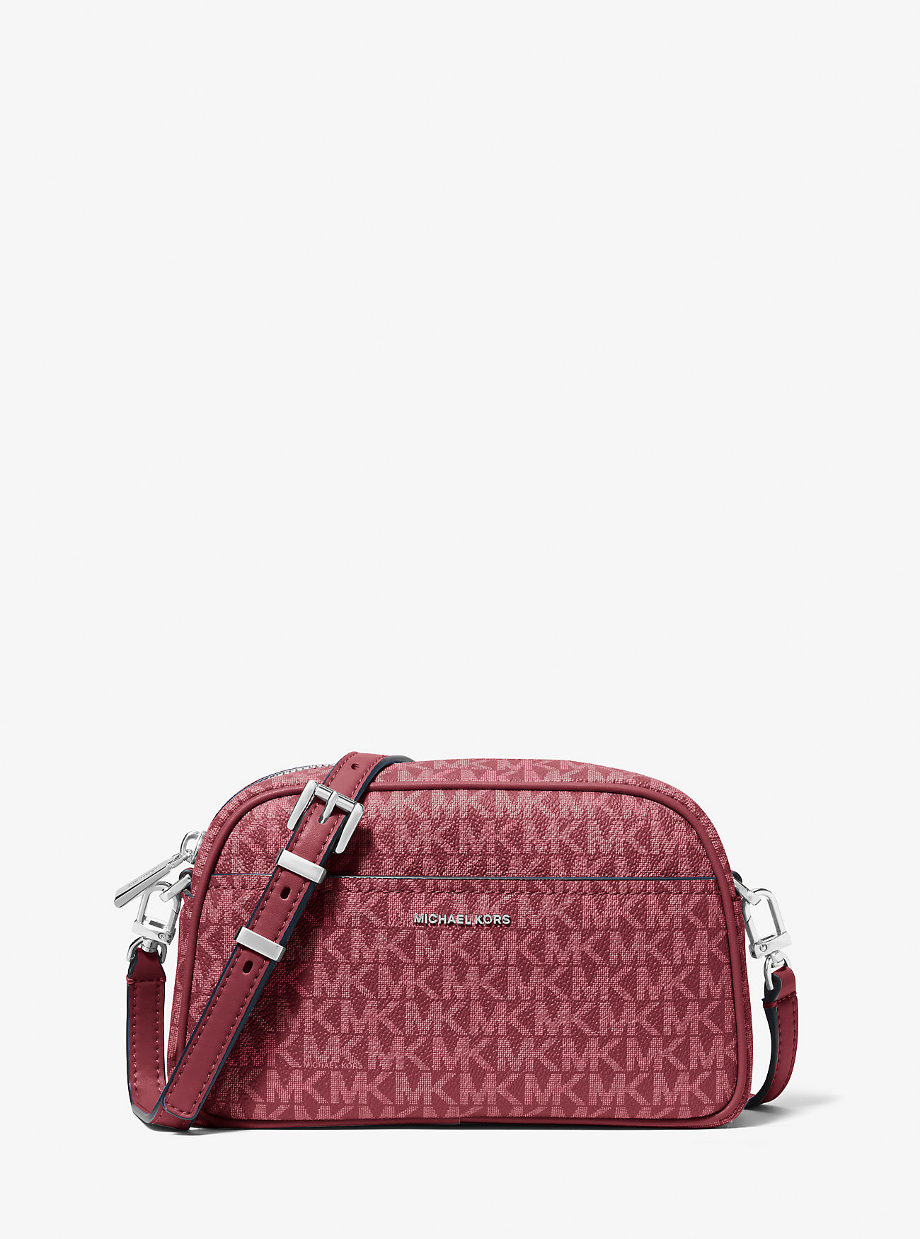 MK Kameratasche Jet Set Small Mit Signature-Logomuster - Rot - Michael Kors von MICHAEL Michael Kors