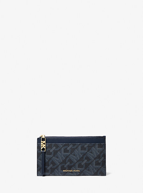 MK Kartenetui Empire Large - Blau - Michael Kors von MICHAEL Michael Kors