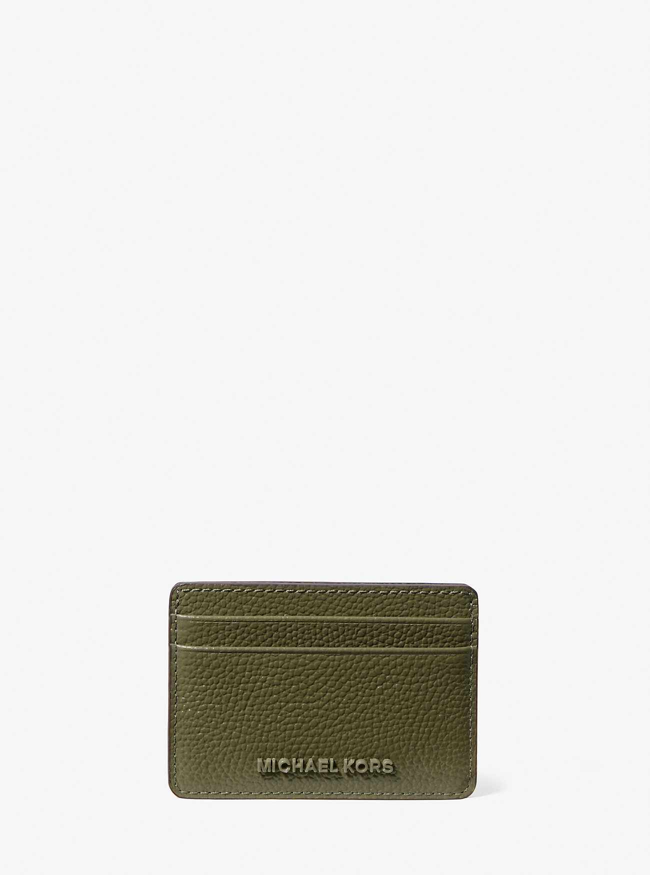 MK Kartenetui Jet Set Aus Gekrispeltem Leder - Grün - Michael Kors MK Kartenetui Jet Set Aus Gekrispeltem Leder - Grün - Michael Kors von MICHAEL Michael Kors