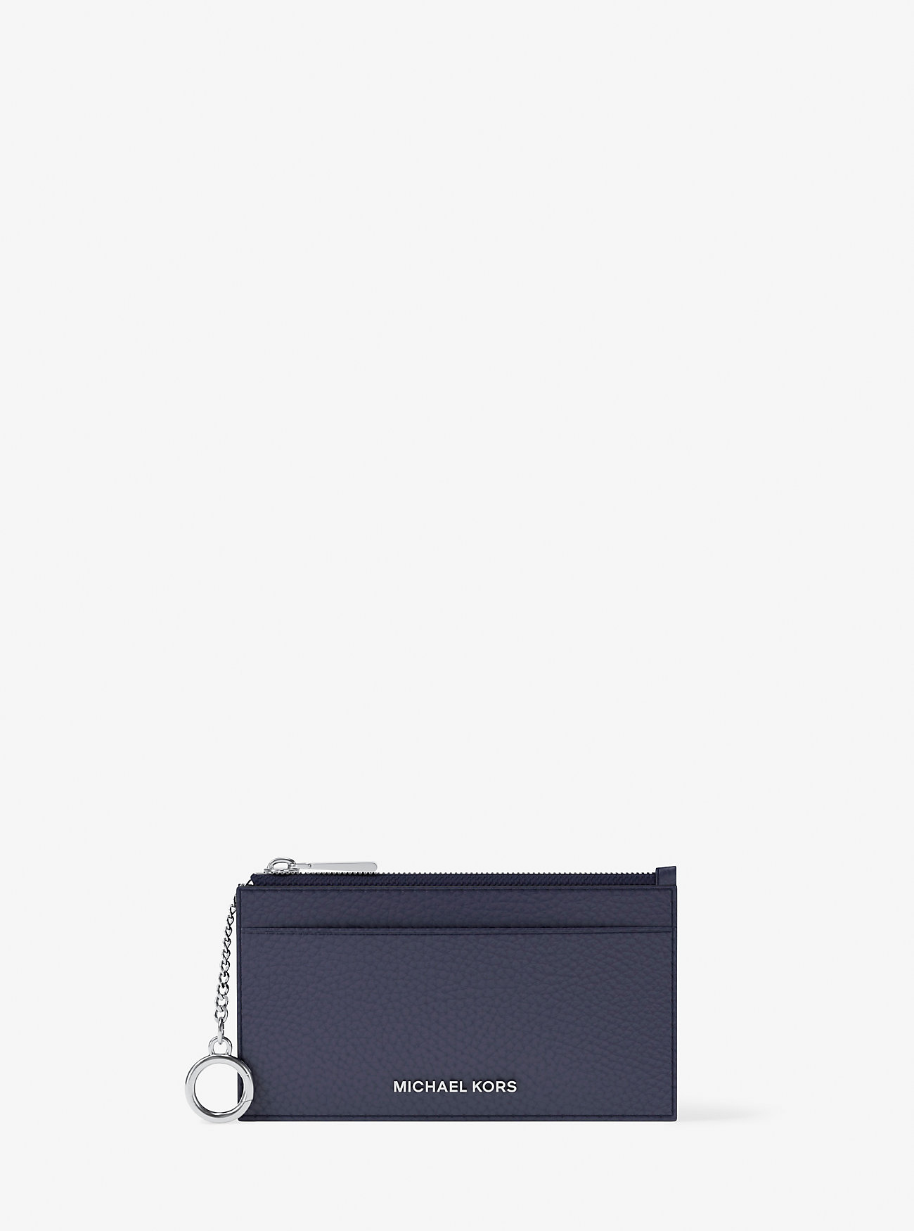 MK Kartenetui Jet Set Small Aus Gekrispeltem Leder - Blau - Michael Kors von MICHAEL Michael Kors