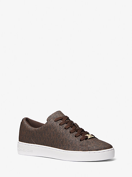 MK Sneaker Keaton Mit Signature-Logomuster - Braun - Michael Kors von MICHAEL Michael Kors