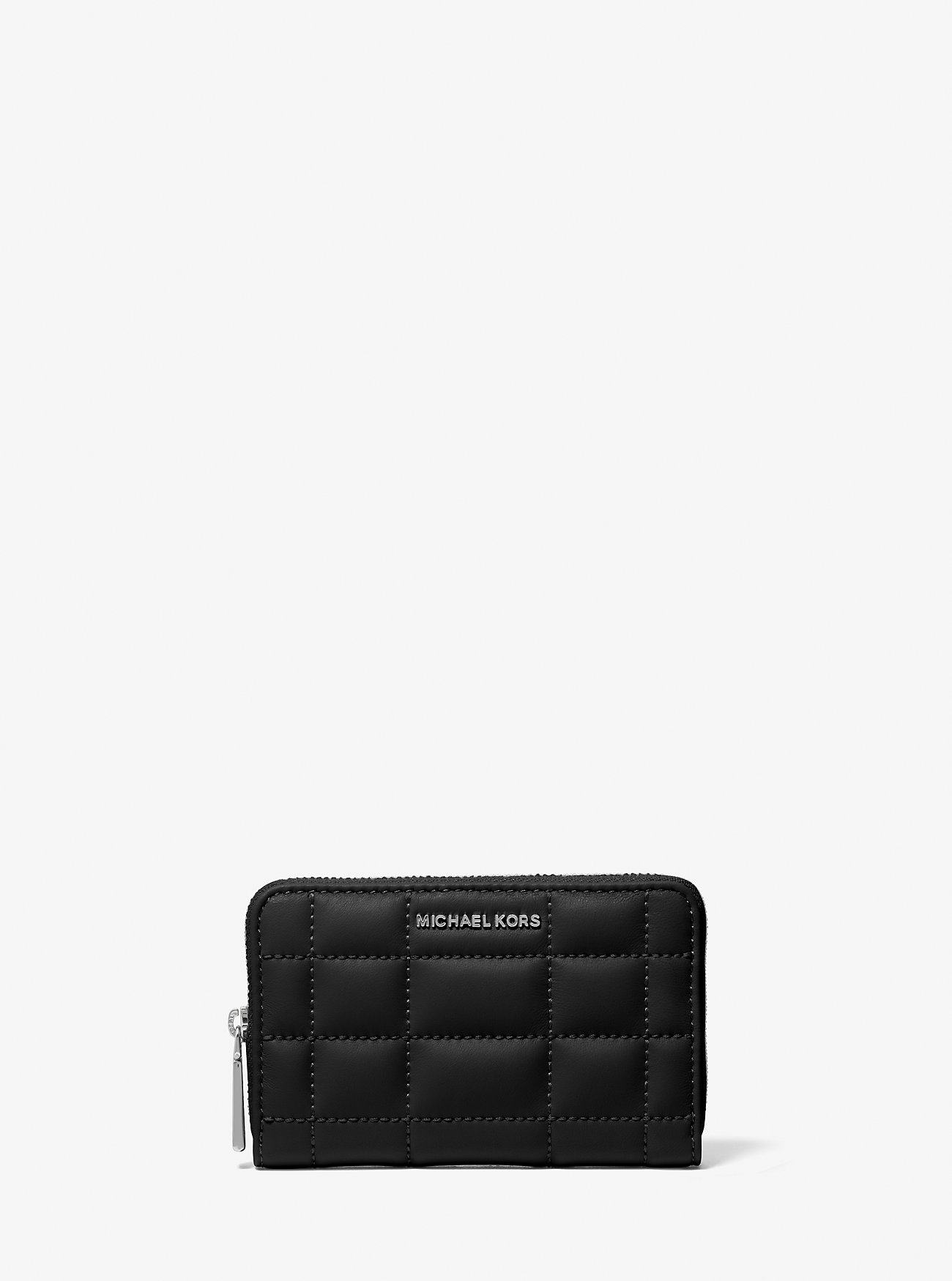MK Kleine Brieftasche Aus Gestepptem Leder - Schwarz - Michael Kors von MICHAEL Michael Kors
