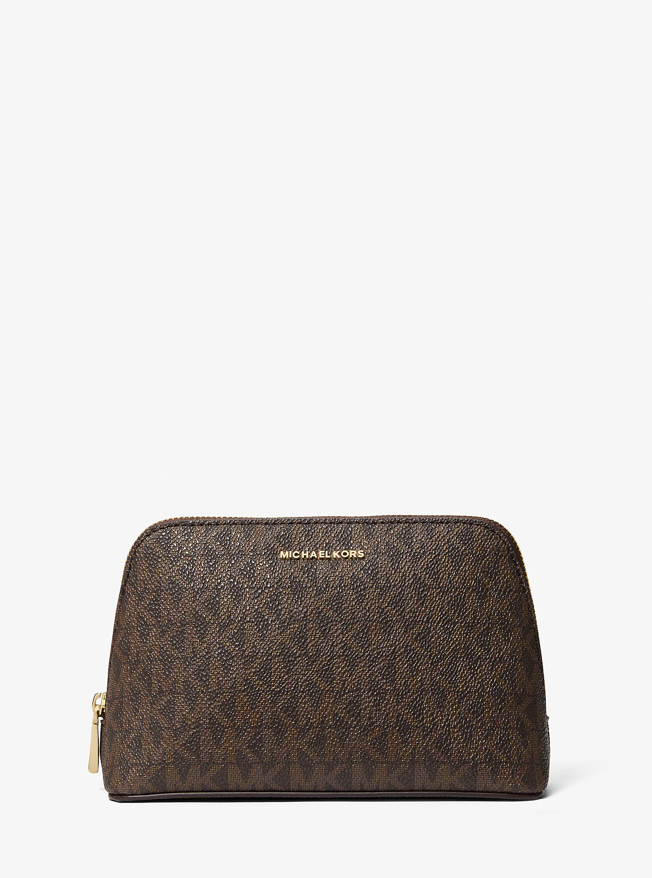 MK Kulturbeutel Jet Set Small Mit Signature-Logomuster - Braun - Michael Kors von MICHAEL Michael Kors