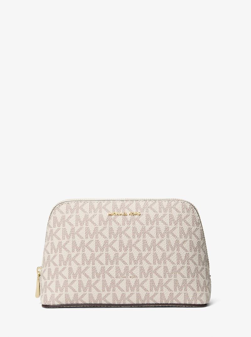 MK Kulturbeutel Jet Set Small Mit Signature-Logomuster - Natur - Michael Kors von MICHAEL Michael Kors