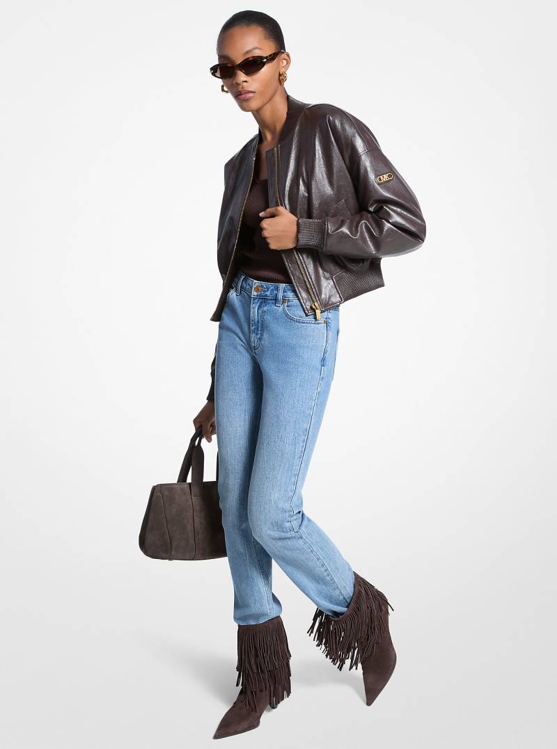 MK Kurze Bomberjacke - Braun - Michael Kors von MICHAEL Michael Kors