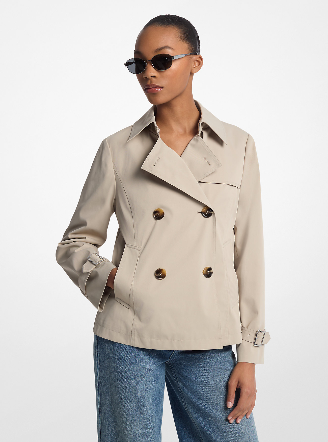 MK Kurzer Trenchcoat - Natur - Michael Kors von MICHAEL Michael Kors