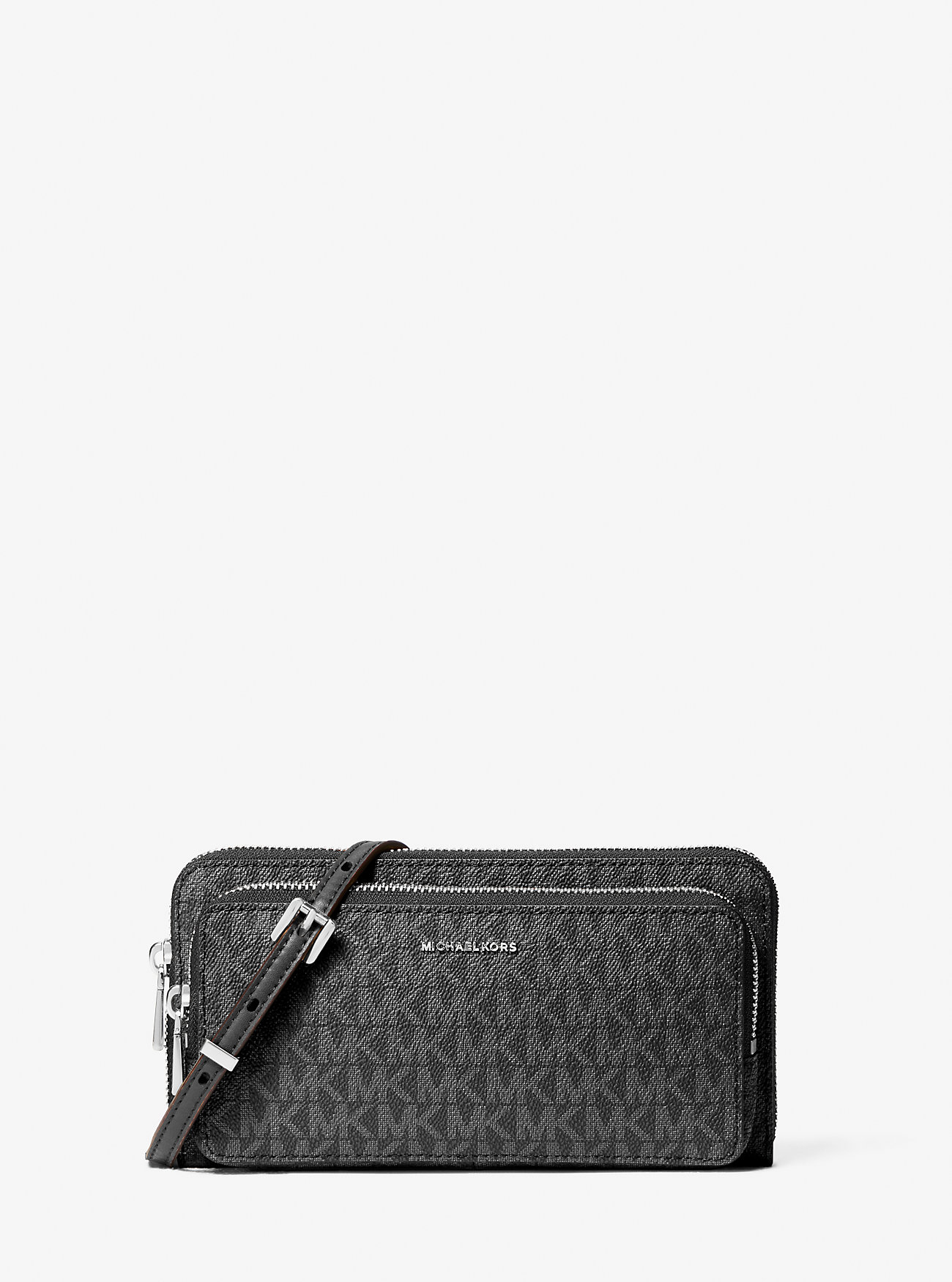 MK Längliche Umhängetasche Jet Set Large Mit Signature-Logomuster - Schwarz - Michael Kors MK Längliche Umhängetasche Jet Set Large Mit Signature-Logomuster - Schwarz - Michael Kors von MICHAEL Michael Kors