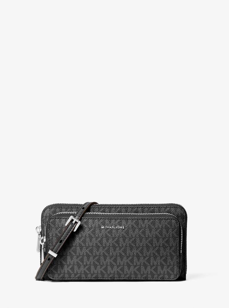 MK Längliche Umhängetasche Jet Set Large Mit Signature-Logomuster - Schwarz - Michael Kors von MICHAEL Michael Kors