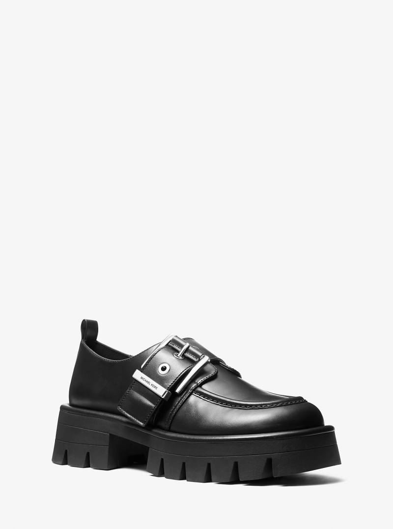 MK Loafer Colby Aus Leder - Schwarz - Michael Kors von MICHAEL Michael Kors