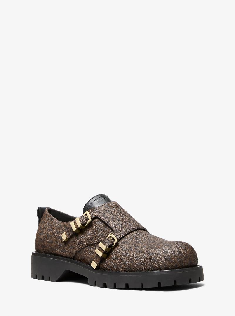 MK Loafer Darrington Mit Signature-Logomuster - Braun - Michael Kors von MICHAEL Michael Kors
