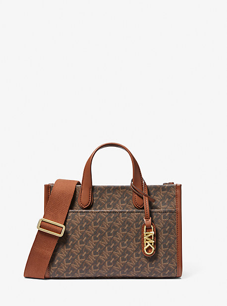 MK Messenger-Tasche Gigi Small Mit Empire Signature-Logomuster - Braun - Michael Kors von MICHAEL Michael Kors