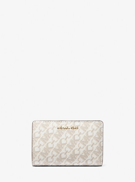 MK Mittelgroße Brieftasche Mit Empire Signature-Logomuster - Natur - Michael Kors von MICHAEL Michael Kors