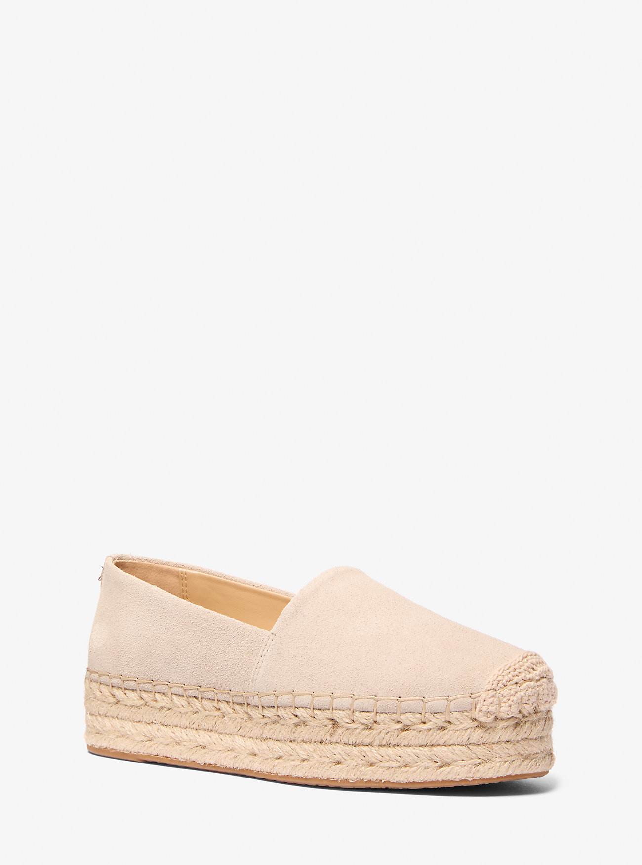 MK Plateau-Espadrille Lynn Aus Wildleder - Natur - Michael Kors MK Plateau-Espadrille Lynn Aus Wildleder - Natur - Michael Kors von MICHAEL Michael Kors