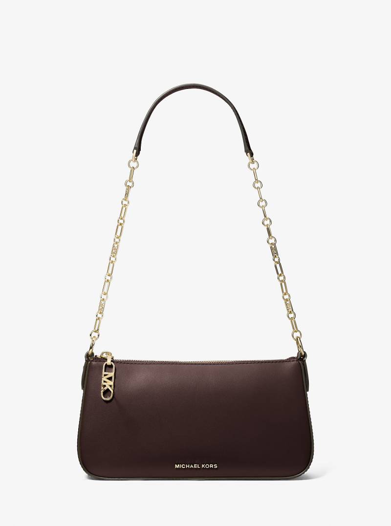 MK Pochette Empire Medium Aus Leder Mit Kette - Braun - Michael Kors von MICHAEL Michael Kors