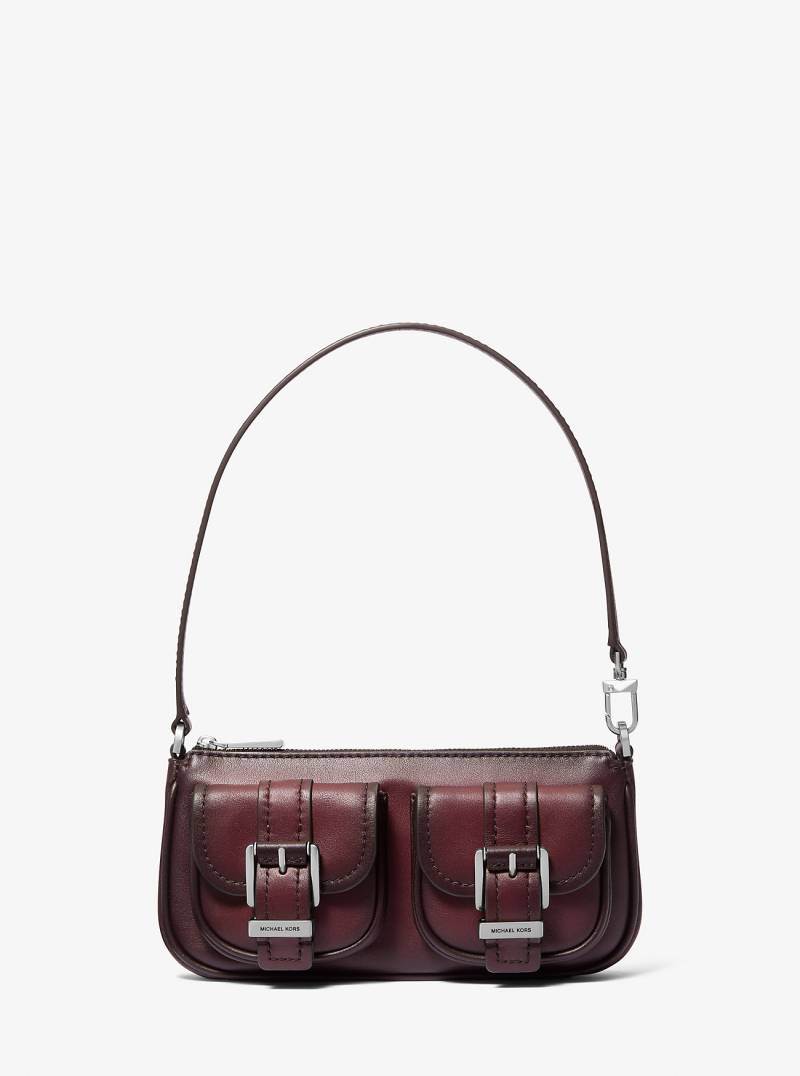 MK Pochette Zoe Small Aus Poliertem Leder - Rot - Michael Kors von MICHAEL Michael Kors