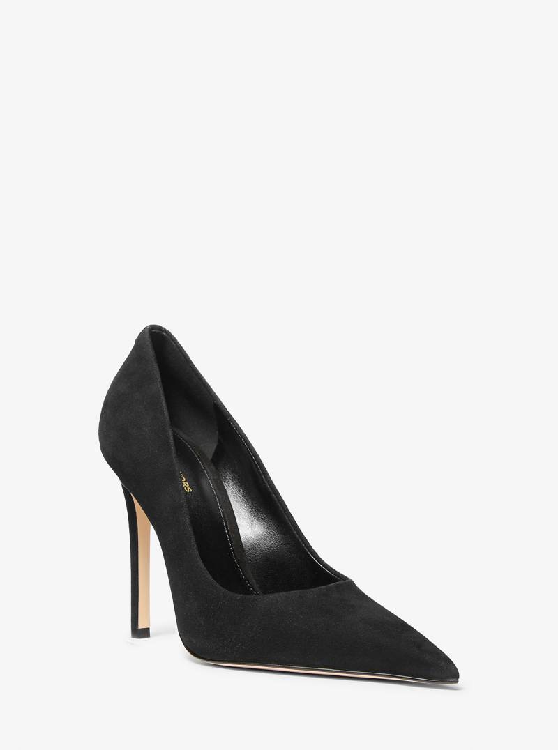 MK Pumps Elyse Aus Wildleder - Schwarz - Michael Kors von MICHAEL Michael Kors