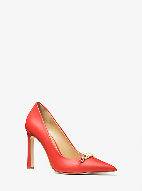 MK Pumps Tiffanie Aus Leder - Orange - Michael Kors von MICHAEL Michael Kors