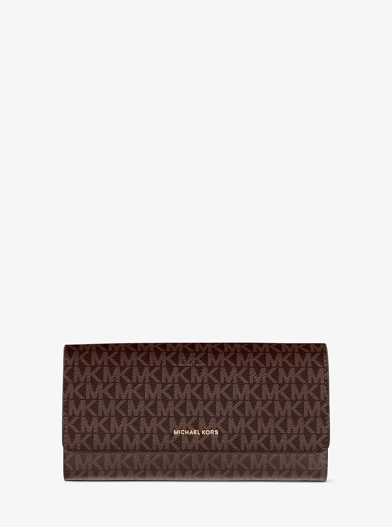MK Reiseorganizer Jet Set Mit Signature-Logomuster - Braun - Michael Kors von MICHAEL Michael Kors