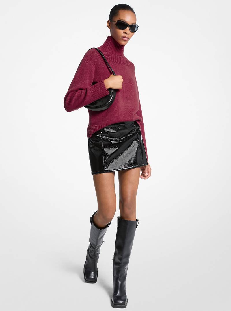 MK Rollkragenpullover Aus Wolle - Rot - Michael Kors von MICHAEL Michael Kors