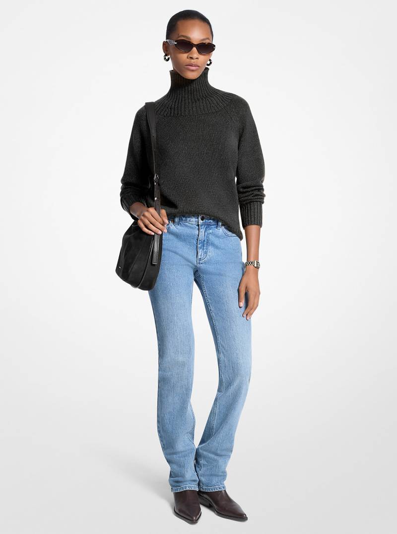 MK Rollkragenpullover Aus Wolle - Schwarz - Michael Kors von MICHAEL Michael Kors