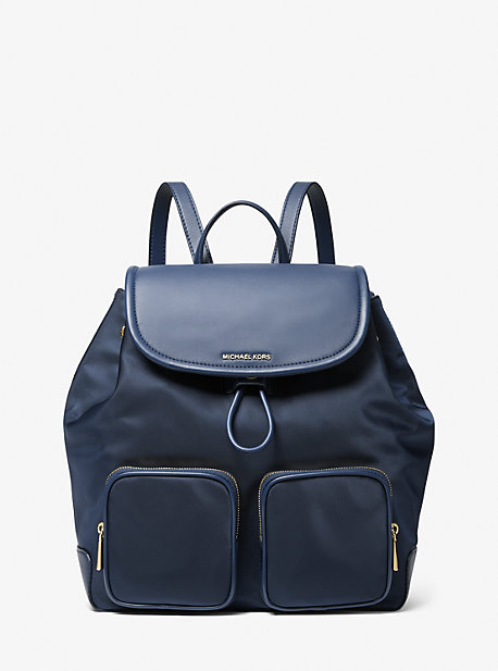 MK Rucksack Cara Large Aus Nylon - Blau - Michael Kors von MICHAEL Michael Kors