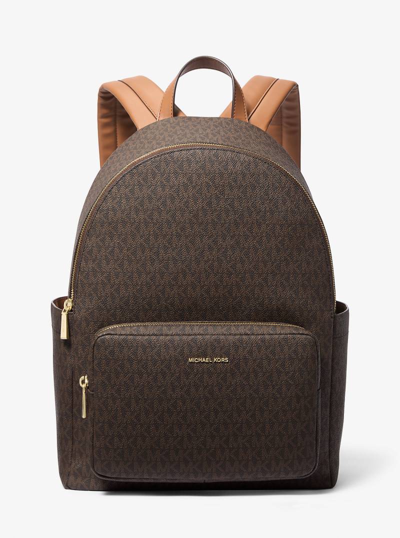 MK Rucksack Tanner Large Mit Signature-Logomuster - Braun - Michael Kors von MICHAEL Michael Kors