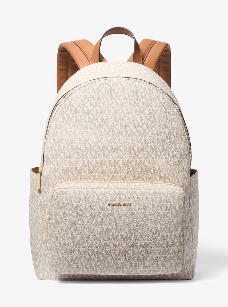 MK Rucksack Tanner Large Mit Signature-Logomuster - Natur - Michael Kors von MICHAEL Michael Kors