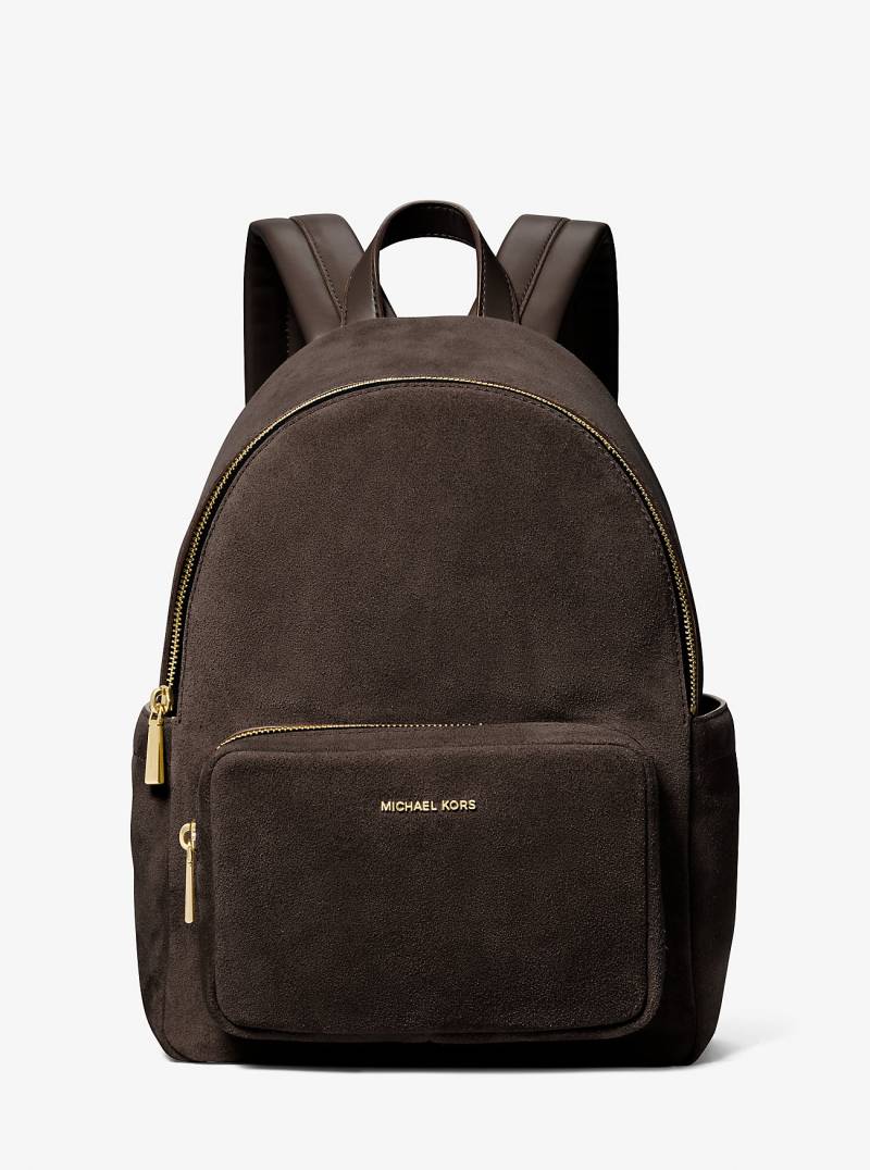 MK Rucksack Tanner Medium Aus Wildleder - Braun - Michael Kors von MICHAEL Michael Kors