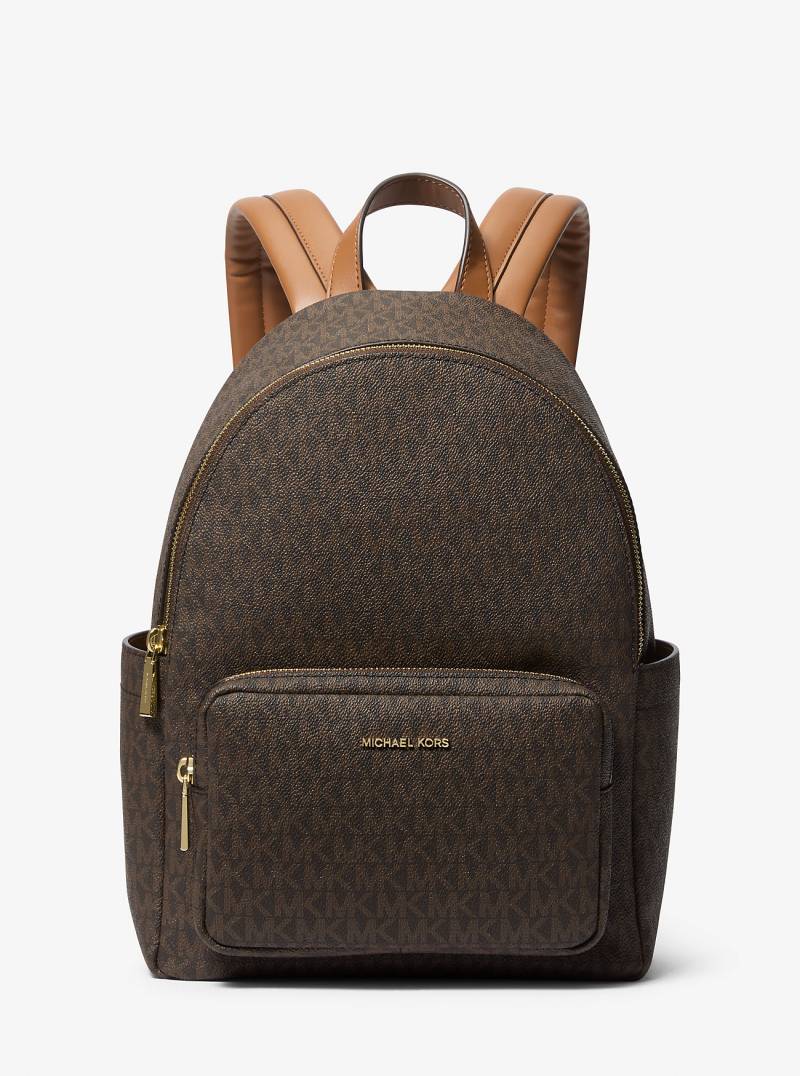 MK Rucksack Tanner Medium Mit Signature-Logomuster - Braun - Michael Kors von MICHAEL Michael Kors