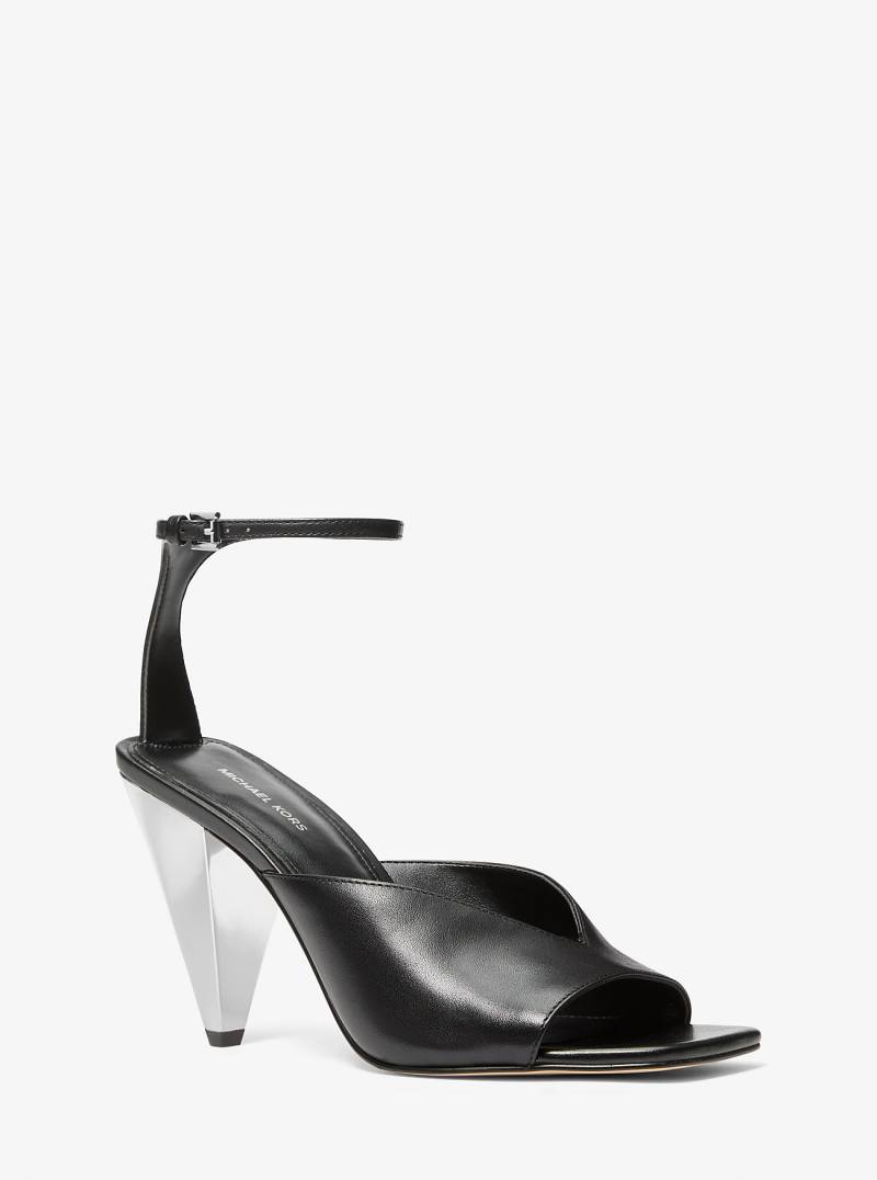 MK Sandale Electra Aus Leder - Schwarz - Michael Kors von MICHAEL Michael Kors