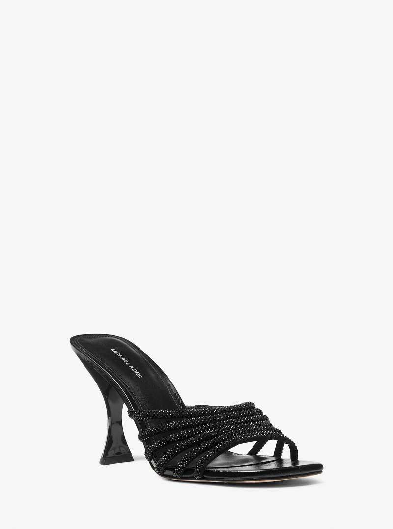 MK Sandale Haisley Mit Verzierung - Schwarz - Michael Kors von MICHAEL Michael Kors
