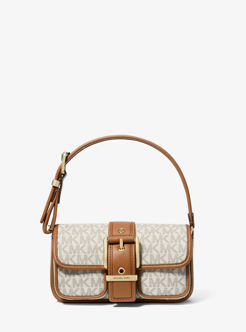 MK Schultertasche Colby Extra-Small Mit Signature-Logomuster - Natur - Michael Kors MK Schultertasche Colby Extra-Small Mit Signature-Logomuster - Natur - Michael Kors von MICHAEL Michael Kors