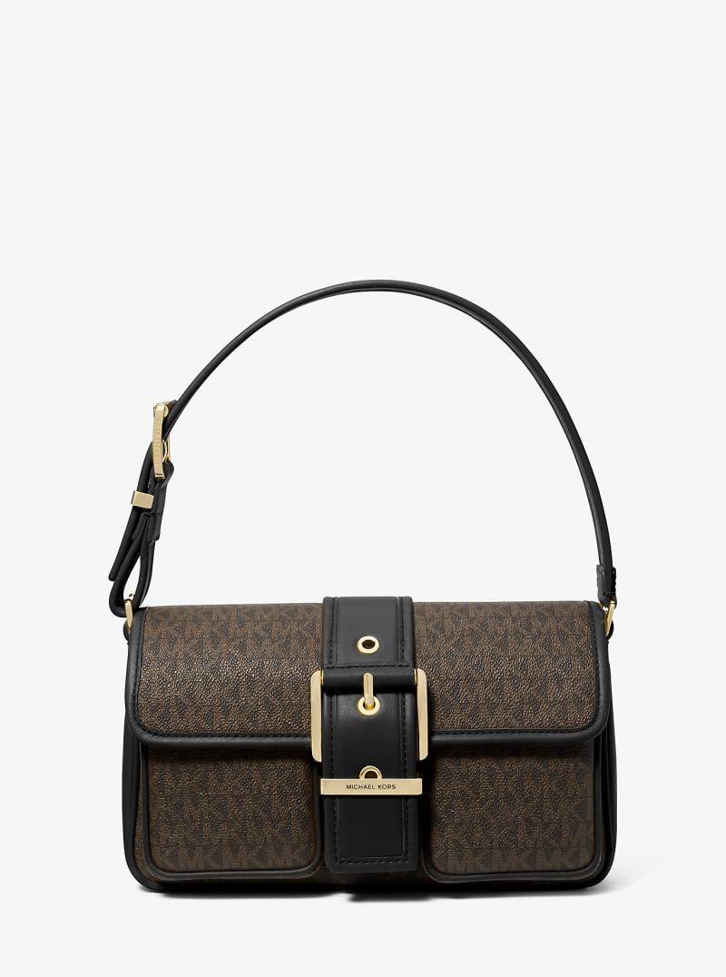 MK Schultertasche Colby Medium Mit Signature-Logomuster - Braun - Michael Kors von MICHAEL Michael Kors