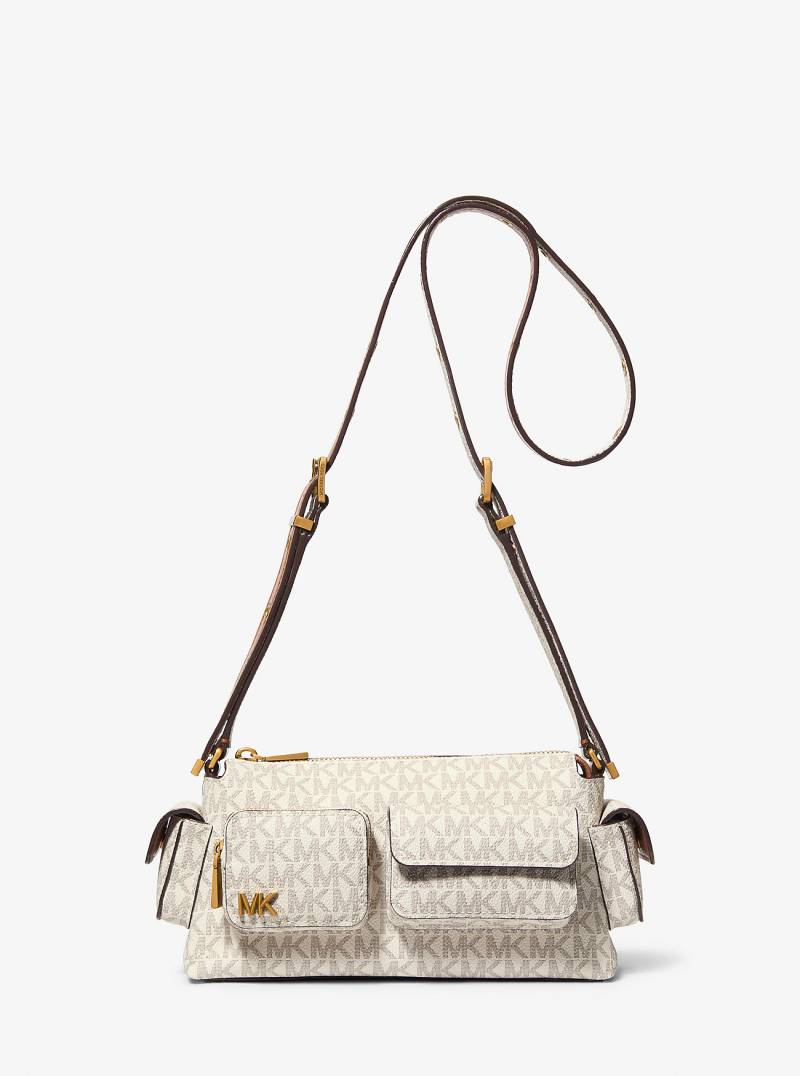 MK Schultertasche Dakota Small Mit Signature-Logomuster - Natur - Michael Kors von MICHAEL Michael Kors