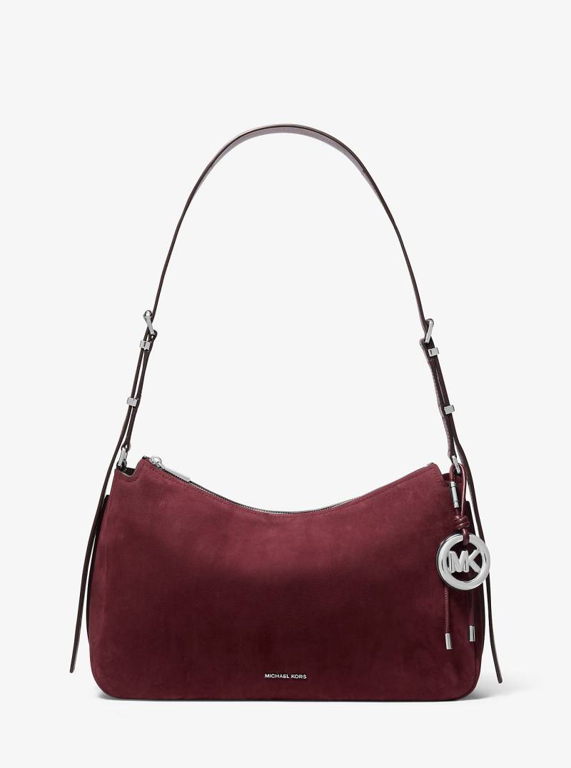 MK Schultertasche Nolita Medium Aus Nubuk - Rot - Michael Kors von MICHAEL Michael Kors