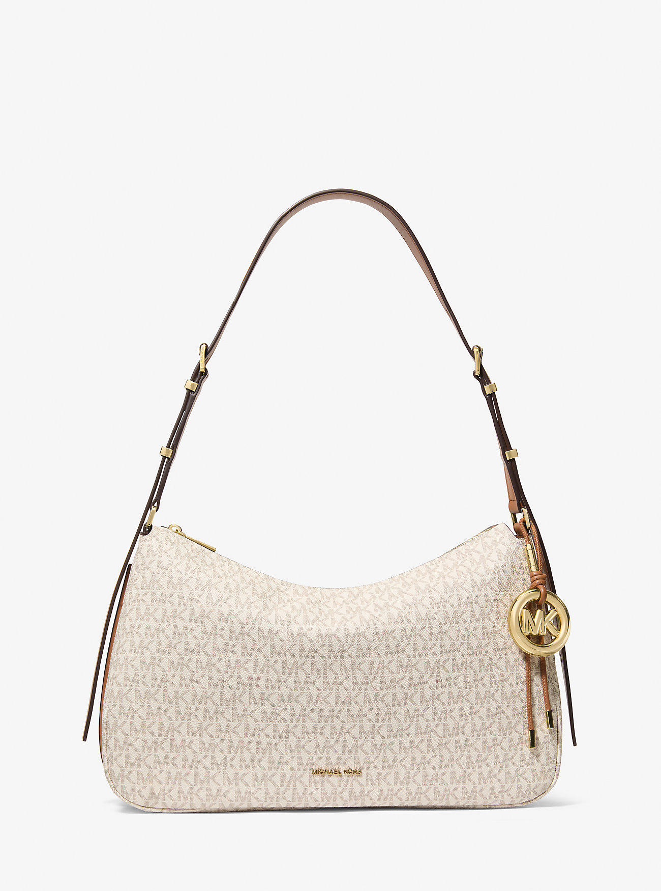 MK Schultertasche Nolita Medium Mit Signature-Logomuster - Natur - Michael Kors von MICHAEL Michael Kors
