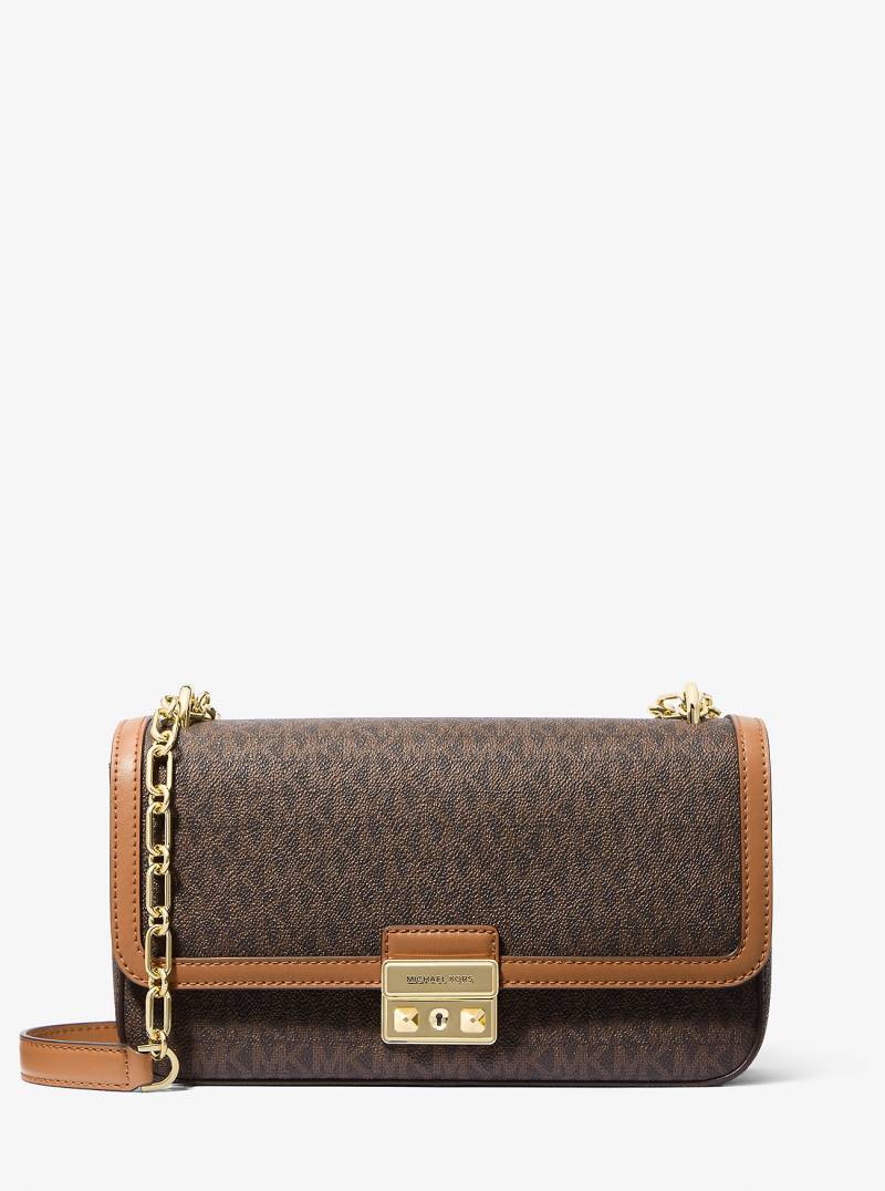 MK Schultertasche Tribeca Large Mit Signature-Logomuster - Braun - Michael Kors von MICHAEL Michael Kors