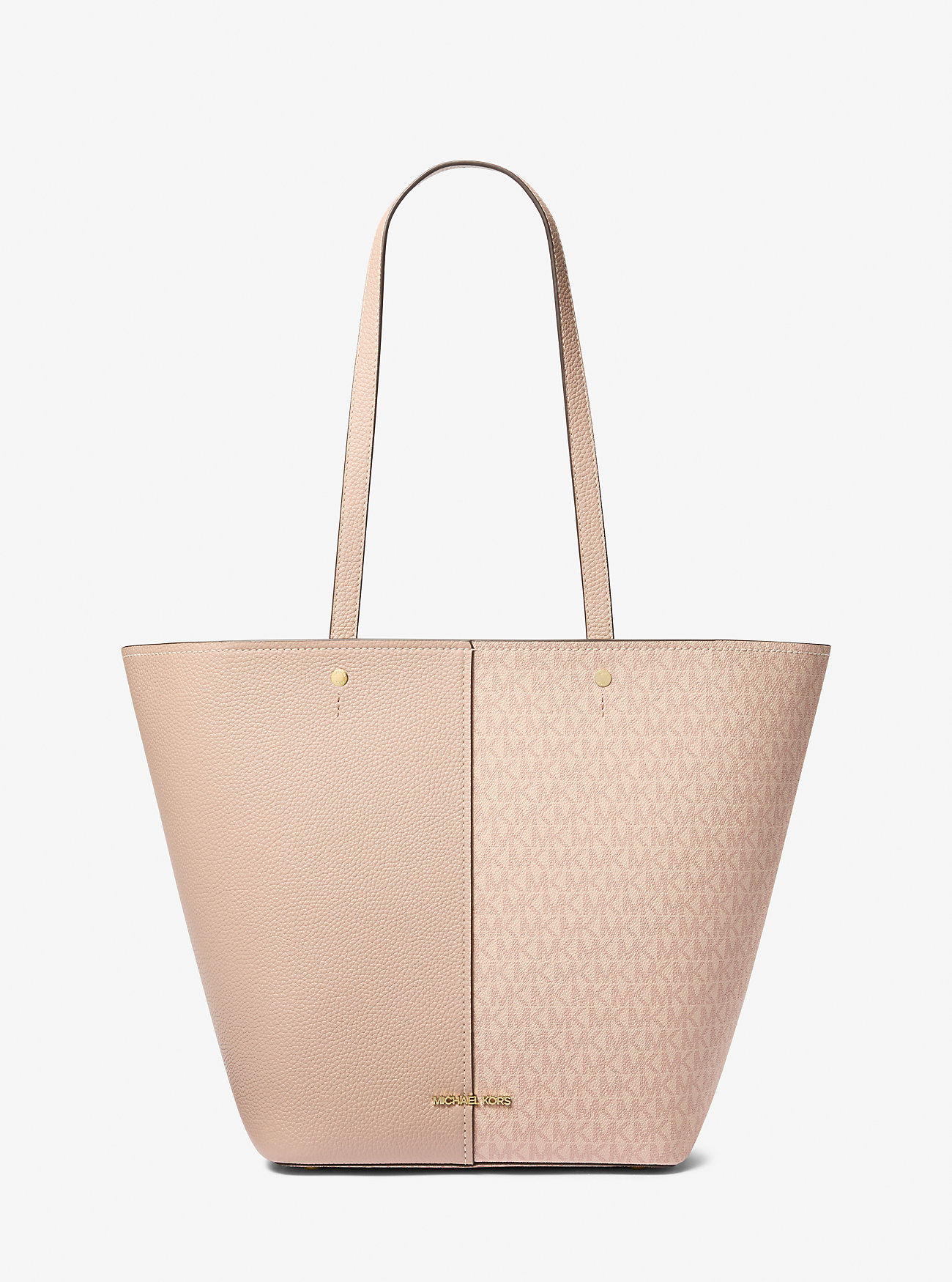 MK Shopper Flora Large Aus Signature-Logostoff Und Leder - Rosa - Michael Kors MK Shopper Flora Large Aus Signature-Logostoff Und Leder - Rosa - Michael Kors von MICHAEL Michael Kors