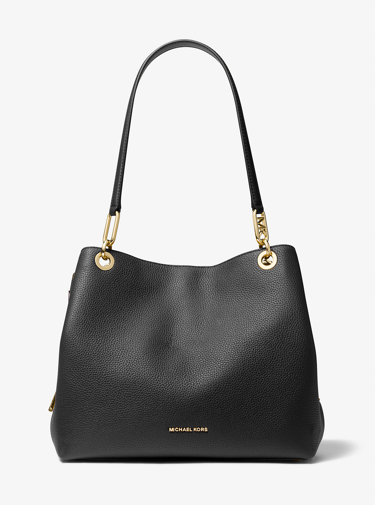 MK Shopper Kensington Large Aus Gekrispeltem Leder - Schwarz - Michael Kors von MICHAEL Michael Kors