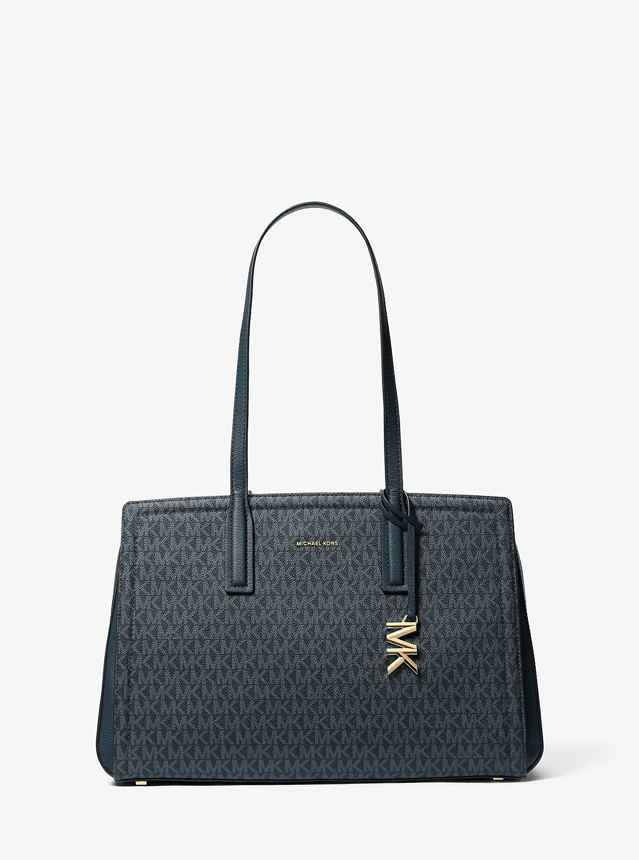 MK Shopper Laila Medium Mit Signature-Logomuster - Blau - Michael Kors MK Shopper Laila Medium Mit Signature-Logomuster - Blau - Michael Kors von MICHAEL Michael Kors