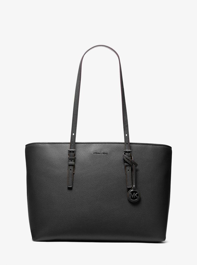 MK Shopper Quinn Large Aus Gekrispeltem Leder - Schwarz - Michael Kors von MICHAEL Michael Kors