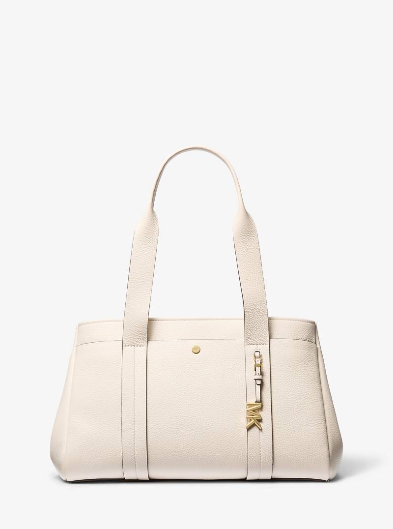 MK Shopper Romee Large Aus Gekrispeltem Leder - Natur - Michael Kors von MICHAEL Michael Kors