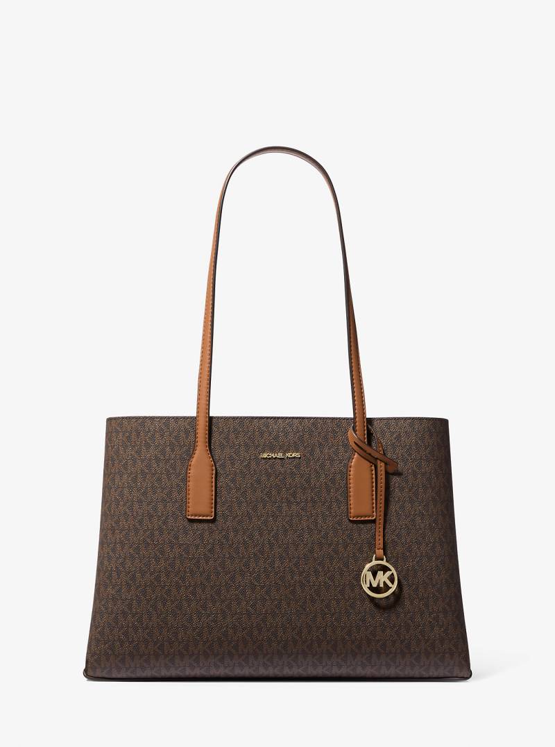 MK Shopper Ruthie Medium Mit Signature-Logomuster - Braun - Michael Kors von MICHAEL Michael Kors
